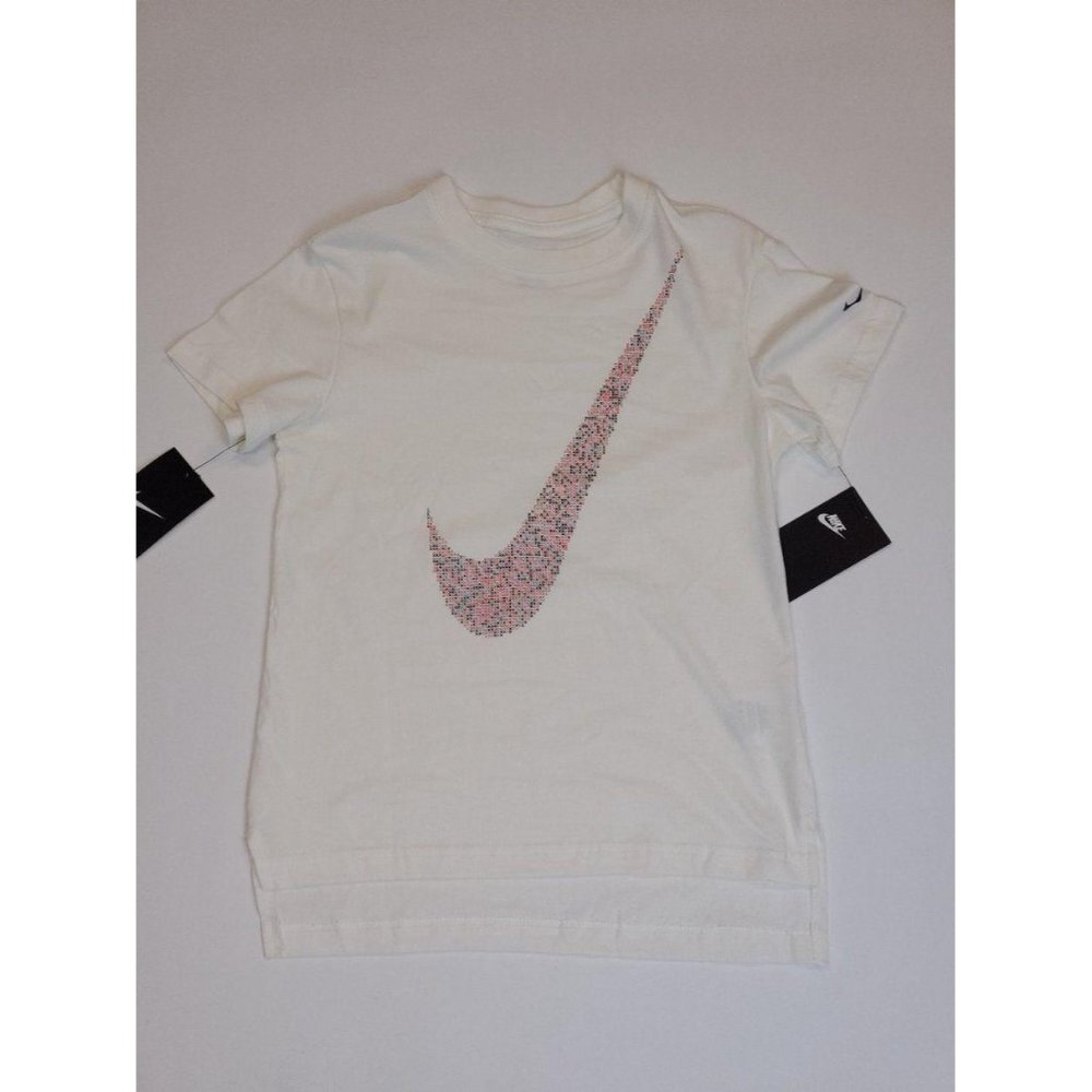 Nike Big Girls Cotton Logo-Print T-Shirt